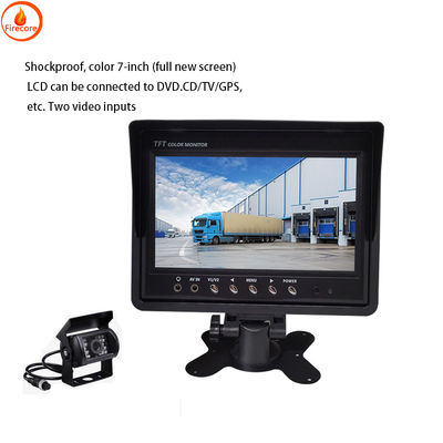 Affichage de la caméra de voiture 12V 1080P Caméra de camion Moniteur 7 pouces AHD haute définition