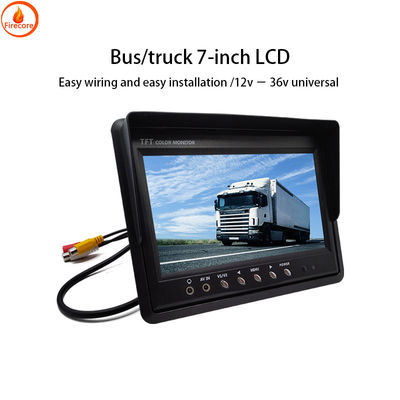 Affichage de la caméra de voiture 12V 1080P Caméra de camion Moniteur 7 pouces AHD haute définition