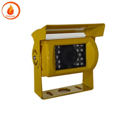 36V Vue arrière AHD Caméra de voiture Surveillance antichoc Jaune image inverse