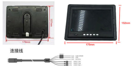 Moniteur Wi-Fi portable pour voiture Moniteur d'ordinateur de bureau léger pour voiture