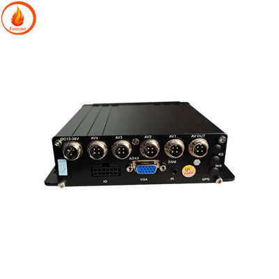 Système de surveillance 4 voies de la voiture DVR Caméra de la voiture DVR avant et arrière