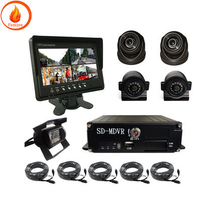 Système de surveillance par caméra de véhicule VGA, enregistreur DVR à 5 voies pour camions