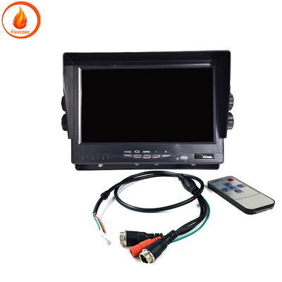 AHD 7 pouces Moniteur de vue arrière de voiture Matériau ABS IP68 Niveau étanche
