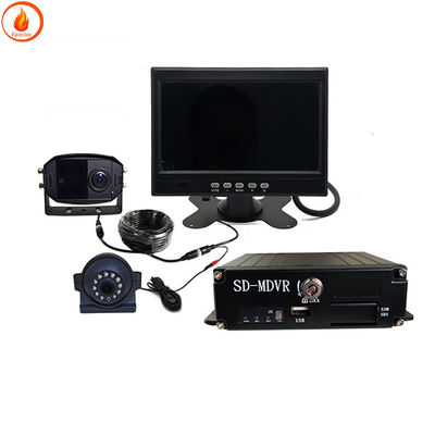 IP68K Système de surveillance par caméra de bord du véhicule 3W Vision nocturne image inverse