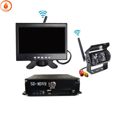 24V Véhicule 4G WIFI Caméra de surveillance de la vision nocturne 7 pouces