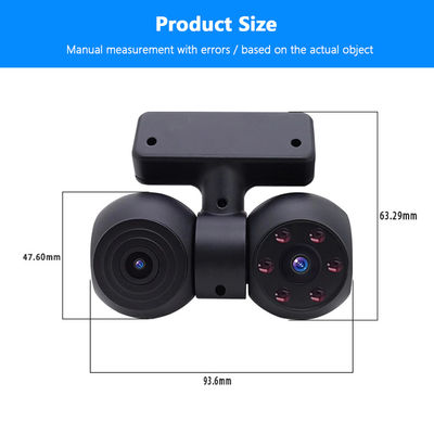 3.6mm Système de caméra de vue arrière de voiture avec 1920x1080 pixels efficaces