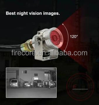 Caméra PTZ anti-explosion 4K CCTV en acier inoxydable pour camion intégré au MIC Starlight IR