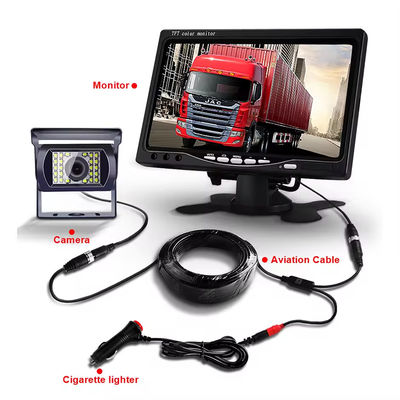 Universal 12V Dash Cam Maxi Truck Caméra de secours avec intégré 18 IR LED pour l'assistance de nuit