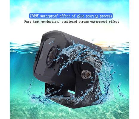Firecore X-02 DC12V HD 1080P Vision nocturne IP69K Vue arrière Retour de secours Caméra frontale Assistance au stationnement Système de caméra